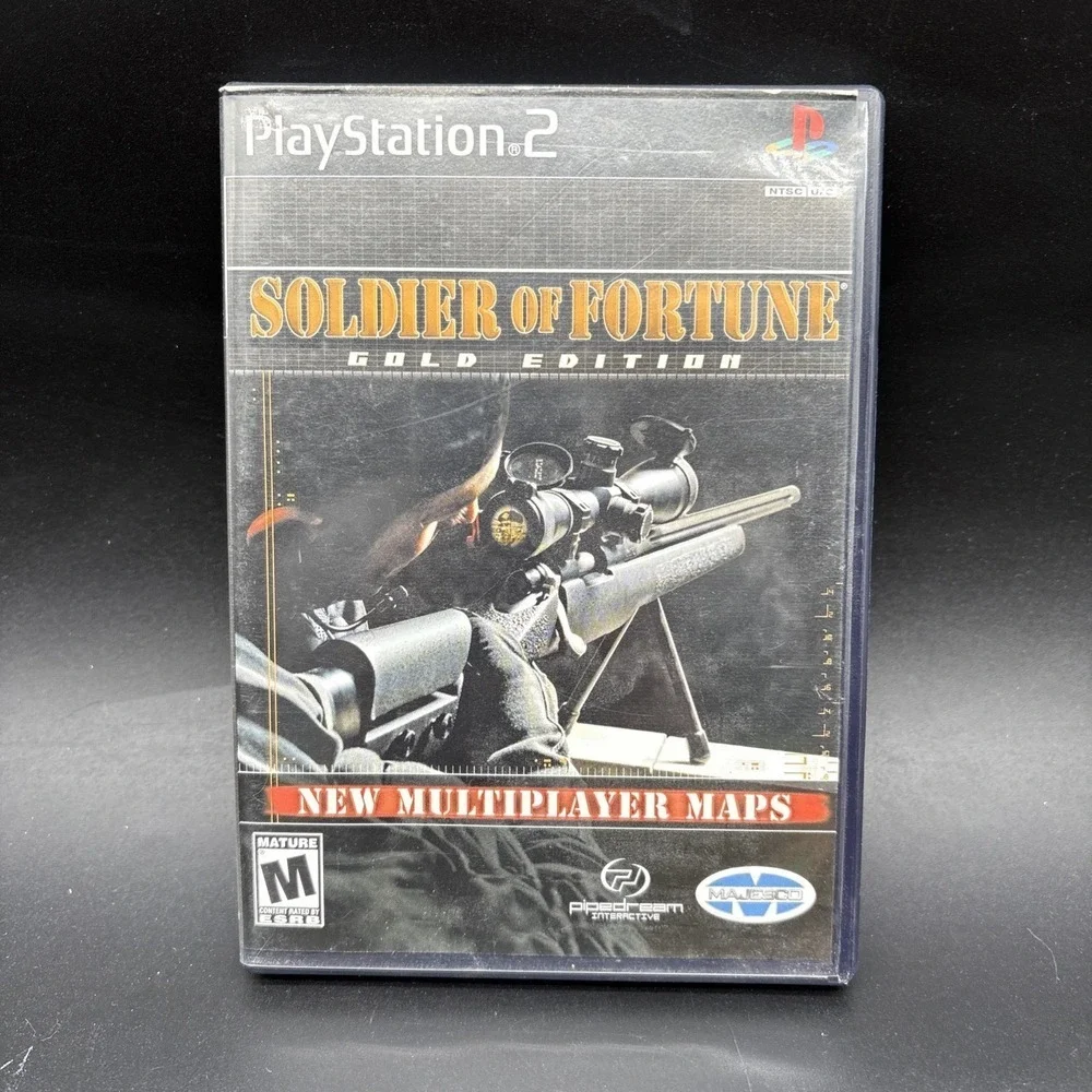 Soldier of Fortune: Gold Edition (Sony PlayStation 2, 2001) Complete CIB